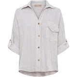 MARTA DU CHATEAU Marta du Chateau Damen hemd MdcDaira 266152 Shirt Sabbia
