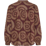 MARTA DU CHATEAU Marta du Chateau Damen hemd MdcRomy 28474M- Shirt Bordeaux