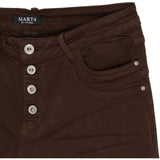 MARTA DU CHATEAU Marta du Chateau Damen jeans MdcNoma MDC230-8710 Jeans Brown