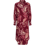 MARTA DU CHATEAU Marta du Chateau Damen kleid MdcMoss 7617- Dress Bordeaux786tpz