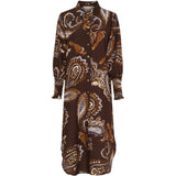 MARTA DU CHATEAU Marta du Chateau Damen kleid MdcMoss 7617- Dress Marrone786tpz
