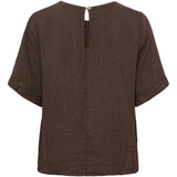 MARTA DU CHATEAU Marta du Chateau Damen oberteil MdcCeyla TC268010 Top Mocha93913