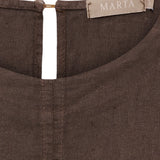 MARTA DU CHATEAU Marta du Chateau Damen oberteil MdcCeyla TC268010 Top Mocha93913