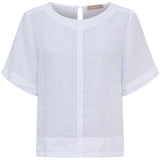 MARTA DU CHATEAU Marta du Chateau Damen oberteil MdcCeyla TC268010 Top Optical White