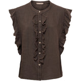 MARTA DU CHATEAU Marta du Chateau Damen oberteil MdcKarima 268433 Top Mocha93913