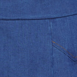 MARTA DU CHATEAU Marta du Chateau Damen rock MdcEverly SW57106 Skirt Medium Blue