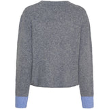 MARTA DU CHATEAU Marta du Chateau Damen strick MdcCalla KNA052 Knit Grey/BlueW079