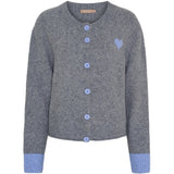MARTA DU CHATEAU Marta du Chateau Damen strick MdcCalla KNA052 Knit Grey/BlueW079
