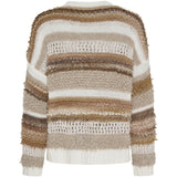 MARTA DU CHATEAU Marta du Chateau Damen strick MdcDelilah 25430 Knit Bianco/Cammello