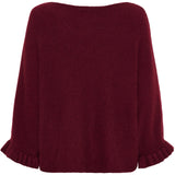 MARTA DU CHATEAU Marta du Chateau Damen strick MdcElderflower 30003 Knit Bordeaux2911