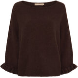 MARTA DU CHATEAU Marta du Chateau Damen strick MdcElderflower 30003 Knit Chocolate2916