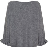 MARTA DU CHATEAU Marta du Chateau Damen strick MdcElderflower 30003 Knit GrigioAntracite2901