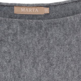MARTA DU CHATEAU Marta du Chateau Damen strick MdcElderflower 30003 Knit GrigioAntracite2901