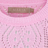 MARTA DU CHATEAU Marta du Chateau Damen strick MdcVina 6592 Knit Pink