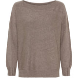 MARTA DU CHATEAU Marta du Chateau Damen strickjacke MdcFallon 9511B Knit FangoMelange856