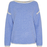 MARTA DU CHATEAU Marta du Chateau Damen strickjacke MdcLinette KN8032 Restudsalg SkyW025