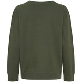 MARTA DU CHATEAU Marta du Chateau Damen sweatshirt MdcAnnemette J-639 Sweatshirt Military