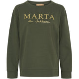 MARTA DU CHATEAU Marta du Chateau Damen sweatshirt MdcAnnemette J-639 Sweatshirt Military