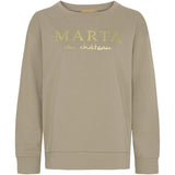 MARTA DU CHATEAU Marta du Chateau Damen sweatshirt MdcAnnemette J-639 Sweatshirt Sand