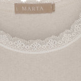 MARTA DU CHATEAU Marta du Chateau Damen top MdcAngeline 2499 Top Beige