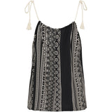 MARTA DU CHATEAU Marta du Chateau Damen top MdcTanya 258620 Restudsalg Black/WhiteMC1488