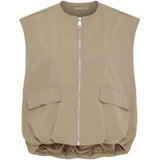 MARTA DU CHATEAU Marta du Chateau Damen weste mdctanja Vest Dark Beige