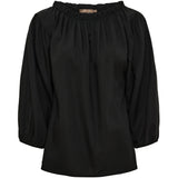 MARTA DU CHATEAU Marta du chateau Damen bluse MdcJuniper Blouse Black