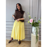 MARTA DU CHATEAU Marta du chateau Damen rock MDCPOMELINE 8784 Skirt Yellow