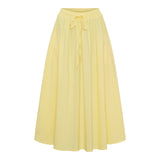 MARTA DU CHATEAU Marta du chateau Damen rock MDCPOMELINE 8784 Skirt Yellow