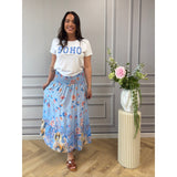 MARTA DU CHATEAU Marta du chateau Damen rock MdcPrincess 5201 Skirt Celeste7854tpf
