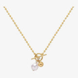 muun STUDIOS Muun Studios Knebelverschluss Halskette 18K vergoldet H040 Jewelry Guld