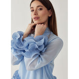 Noella NOELLA Damen Bluse N-LATANIETTA Blouse Sky Blue