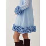 Noella NOELLA Damen Kleid LATANIA Dress Sky Blue