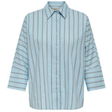 ONLY ONLY DAMEN BLUSE ONLNANCY Restudsalg Cashmere Blue Stripes