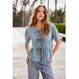 ONLY ONLY DAMEN SHIRT ONLNOELLE Shirt Light Blue Denim
