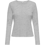 ONLY ONLY DAMEN TOP ONLBREMEN Top Light Grey Melange