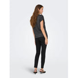 ONLY ONLY DAMEN TOP ONLMOSTER Restudsalg Black Silver lurex