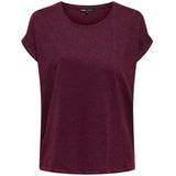 ONLY ONLY DAMEN TOP ONLMOSTER Restudsalg Chocolate Truffle Chocolate truffle lurex