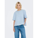 ONLY ONLY DAMEN TOP ONLTUVA Restudsalg Cashmere Blue