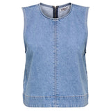ONLY ONLY Damen-Oberteil ONLDORSI Top Light Blue Denim