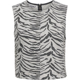 ONLY ONLY Damen-Top ONLDORSI Top Light Grey Denim ZEBRA