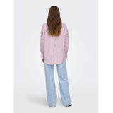 ONLY ONLY Damen Hemd Onloregon Shirt Fuchsia Pink BORDEAUX+WHITE