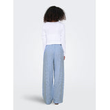 ONLY ONLY Damen Hosen ONLAUGUSTA Pant Cloud Dancer BLUE STRIPES