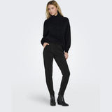 ONLY ONLY Damen Hosen ONLPOPTRASH-ALYA Pant Black Silver lurex