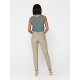 ONLY ONLY Damen Hosen ONLPOPTRASH STRIPE Pant Humus W. CLOUD DANCER