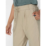 ONLY ONLY Damen Hosen ONLPOPTRASH STRIPE Pant Humus W. CLOUD DANCER