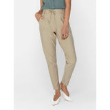 ONLY ONLY Damen Hosen ONLPOPTRASH STRIPE Pant Humus W. CLOUD DANCER