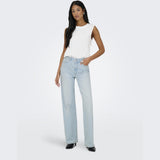 ONLY ONLY Damen Jeans ONLJuicy Jeans Light Blue Bleached Denim