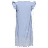 ONLY ONLY Damen Kleid ONLTULUM Dress LONG Serenity BRIGHT WHITE