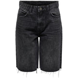 ONLY ONLY Damen Shorts ONLCARO Restudsalg Washed Black
